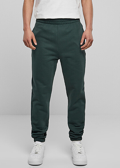 Urban Classics Herren Basic Ultra Heavy Jogginghose bottle dunkel grün