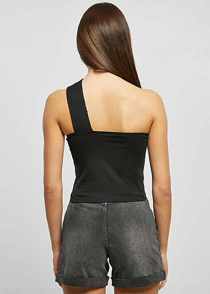 Urban Classics Damen One Strap Top schwarz