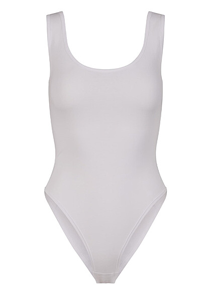 Urban Classics Damen Organic Tank Top Body mit Rundhals weiss