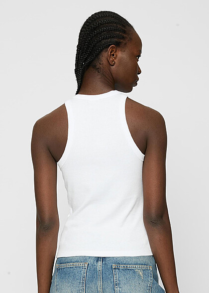Urban Classics Damen 2er Pack Racer Back Tank Top weiss