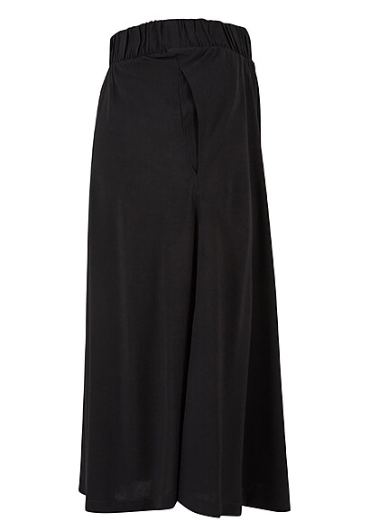 Urban Classics Damen Viskose Rock mit Gummibund und 2-Pockets schwarz