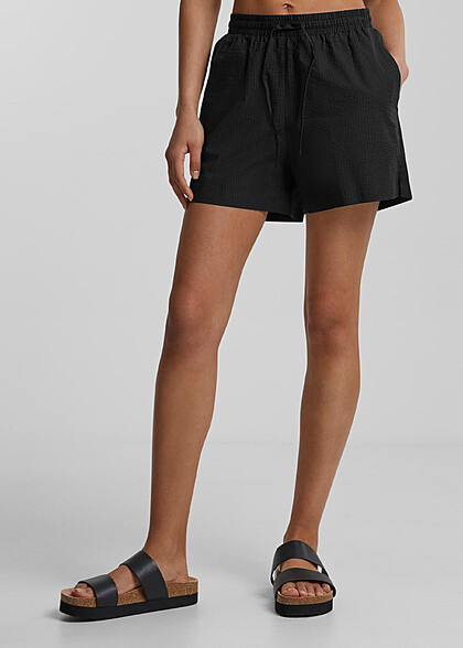 Urban Classics Damen Basic Sweat-Shorts mit 2-Pockets und Tunnelzug schwarz