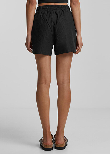 Urban Classics Damen Basic Sweat-Shorts mit 2-Pockets und Tunnelzug schwarz