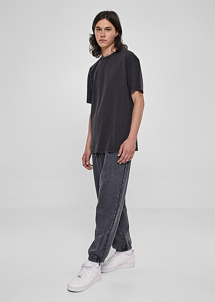 Urban Classics Herren Heavy Oversized T-Shirt mit Rundhals schwarz