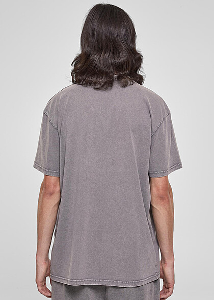 Urban Classics Herren Heavy Oversized T-Shirt mit Rundhals asphalt grau
