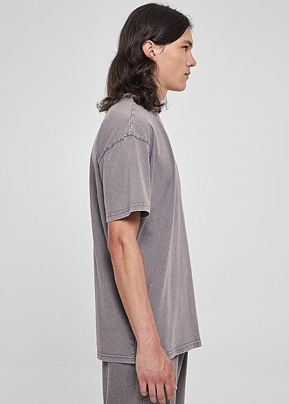 Urban Classics Herren Heavy Oversized T-Shirt mit Rundhals asphalt grau