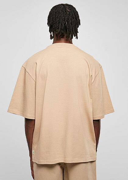 Urban Classics Herren Organic Oversized T-Shirt union beige