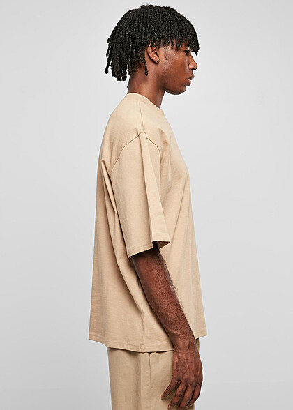Urban Classics Herren Organic Oversized T-Shirt union beige