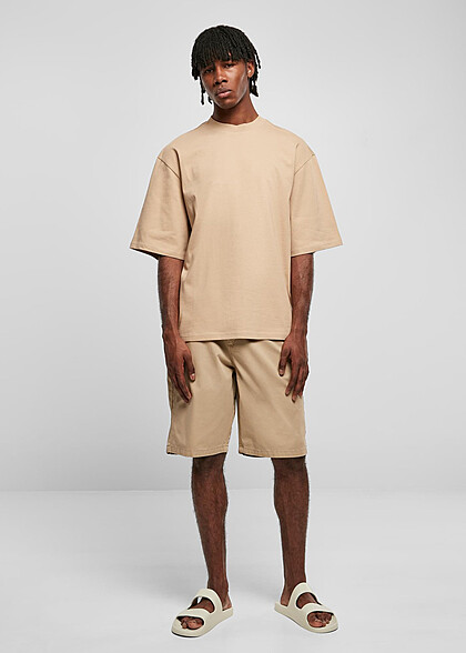 Urban Classics Herren Organic Oversized T-Shirt union beige