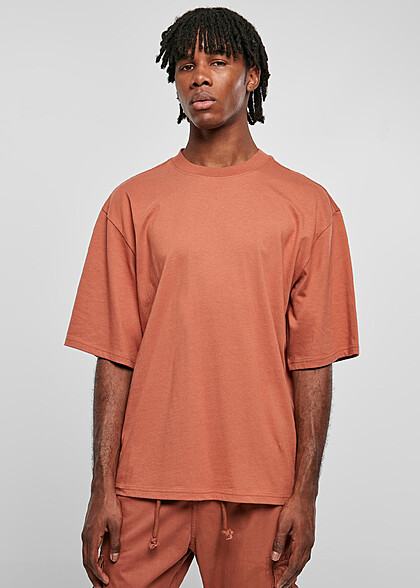 Urban Classics Herren Organic Oversized T-Shirt terracotta orange rot