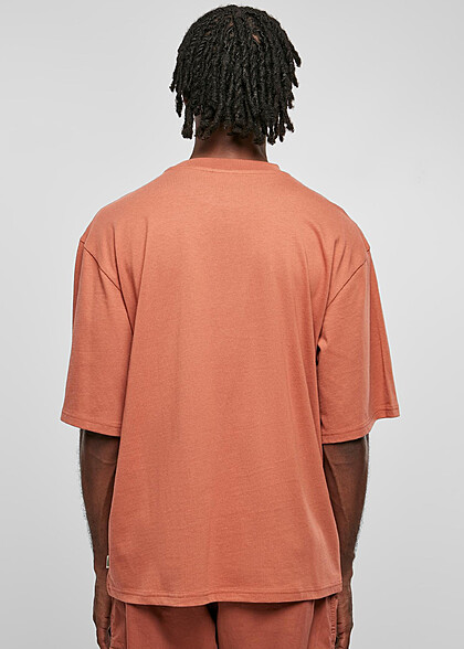 Urban Classics Herren Organic Oversized T-Shirt terracotta orange rot