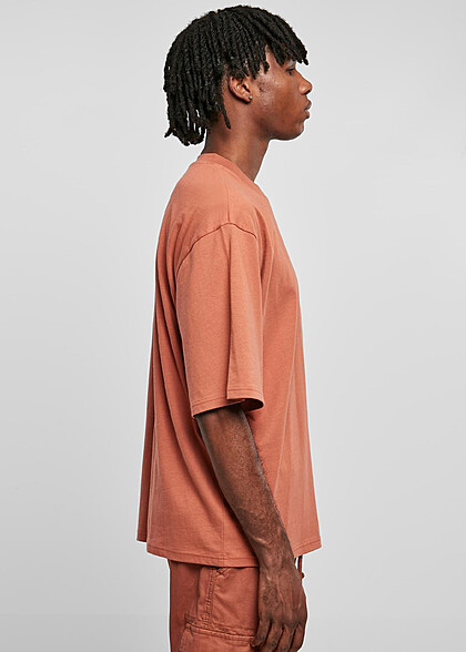Urban Classics Herren Organic Oversized T-Shirt terracotta orange rot