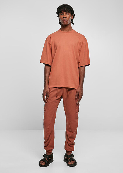 Urban Classics Herren Organic Oversized T-Shirt terracotta orange rot
