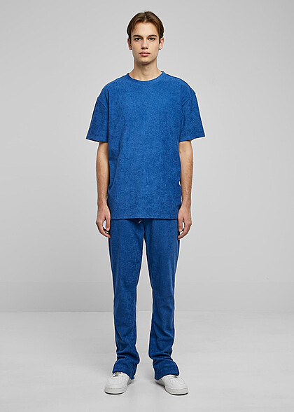 Urban Classics Herren Towel T-Shirt Oversized royal blau