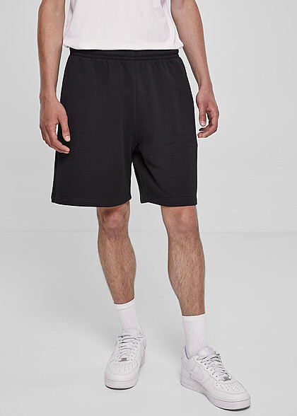 Urban Classics Herren Terry Sweatshorts mit 3-Pockets schwarz