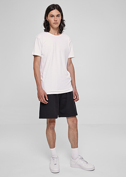 Urban Classics Herren Terry Sweatshorts mit 3-Pockets schwarz