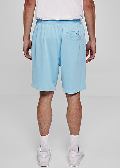 Urban Classics Herren Terry Sweatshorts mit 3-Pockets baltic hell blau