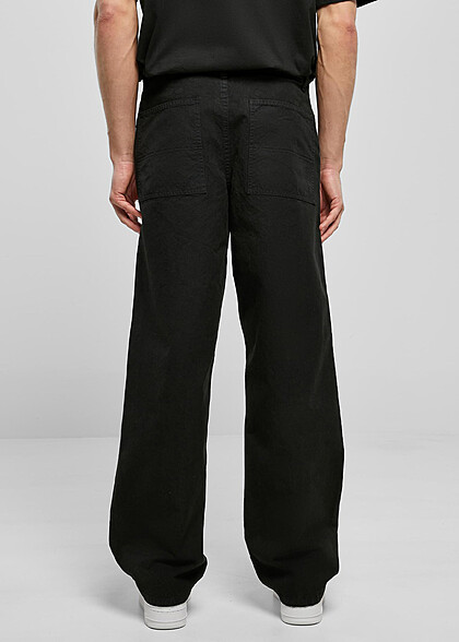 Urban Classics Herren Canvas Hose mit 4-Pockets schwarz