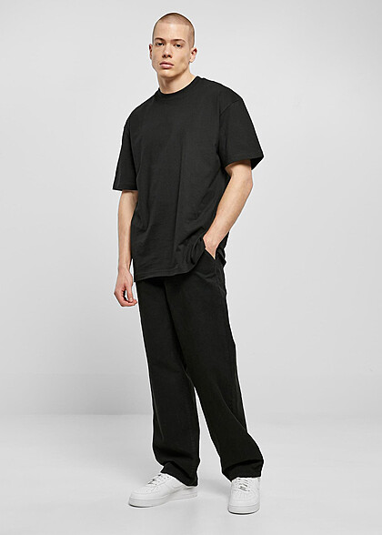 Urban Classics Herren Canvas Hose mit 4-Pockets schwarz