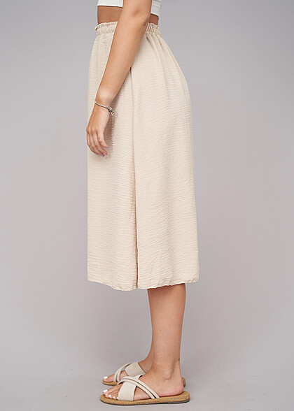 Cloud5ive Dames Musselin Midi-Rok beige
