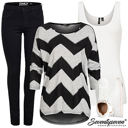 Perfecte zigzag-look Outfit 23814 - Art.-Nr.: OA23814
