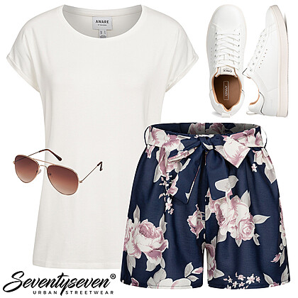 Luchtige zomer-shorts Outfit 24362