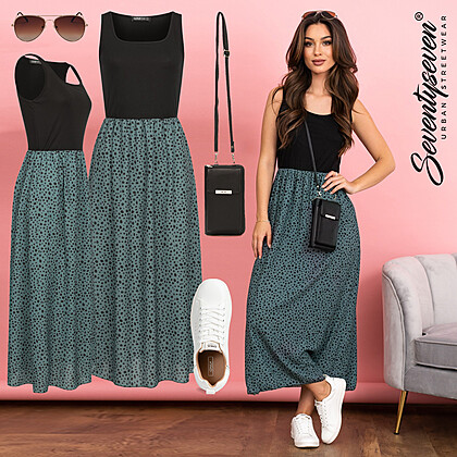 Sommervibes: Kleid & Sandalen Outfit 24447 - Art.-Nr.: OA24447