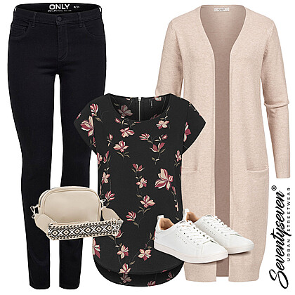 Florale Elegantie in de Lente Outfit 26893
