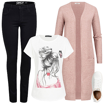 Casual-elegante Stadswandeling Outfit 26910