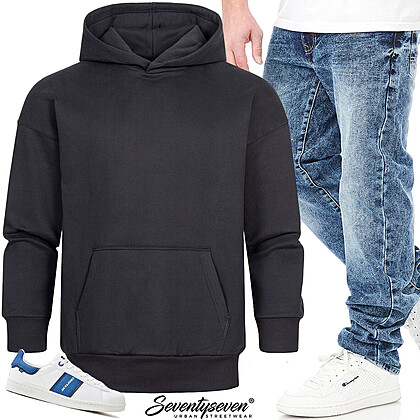 Slim zijn, blauw dragen Outfit27158