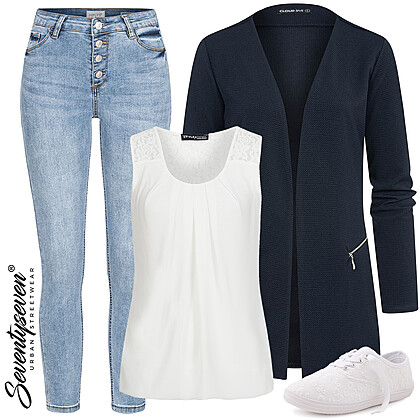 Casual blazerstijl Outfit 27360