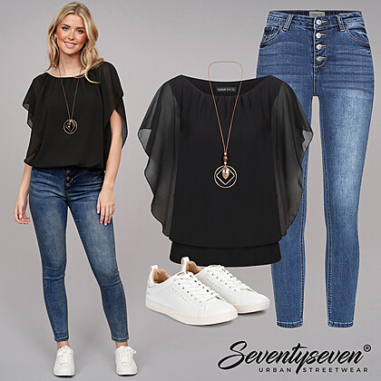 Eenvoudige Dagelijkse Look Outfit 27450