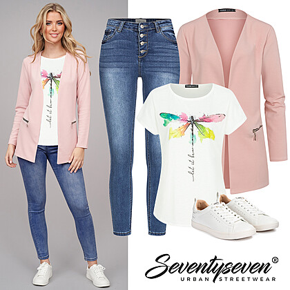 Casual blazerstijl Outfit 27497