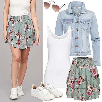 Urbane zomerse straatstijl Outfit 27549