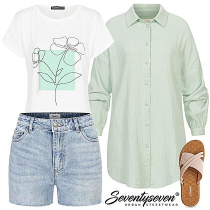 Frisse casual stijl Outfit 27674