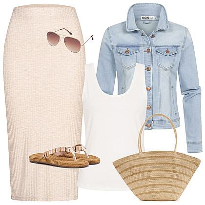 Slanke Stad Chic Combo Outfit 27682