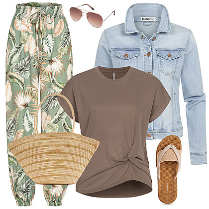 Comfortabele zomerstijl Outfit 27747