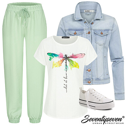 Fris in groen Outfit 27769