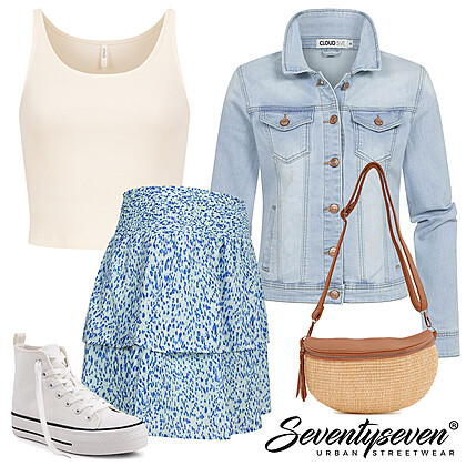Koele blauwtinten Outfit 27798