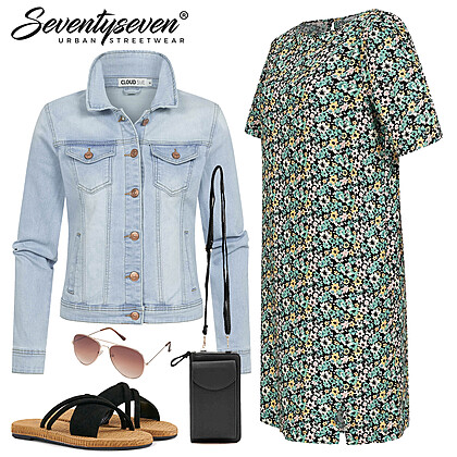 Jouw retro-bloemige stijl Outfit 27805