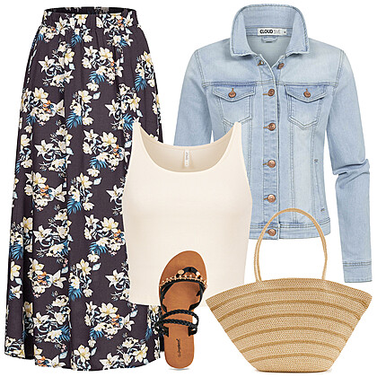 Bloemen lentestijl Outfit 27837
