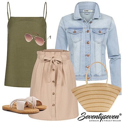Coole denimlook Outfit 27849