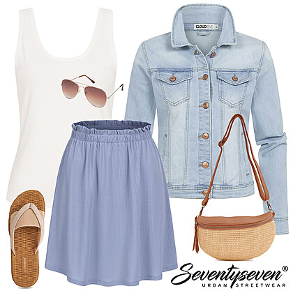 Casual spijkerjasje Outfit 27850