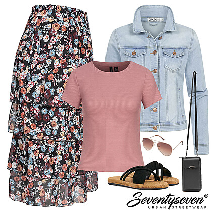 Bloemige lichtheid Outfit 28080