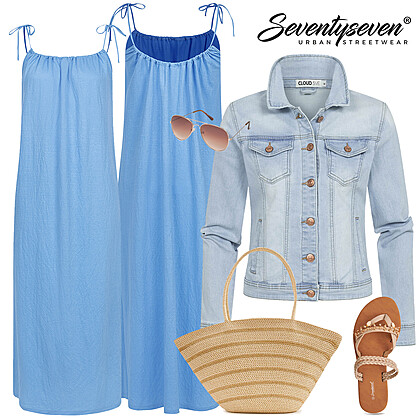 Sommervibes Kleid & Sandalen Outfit 28102
