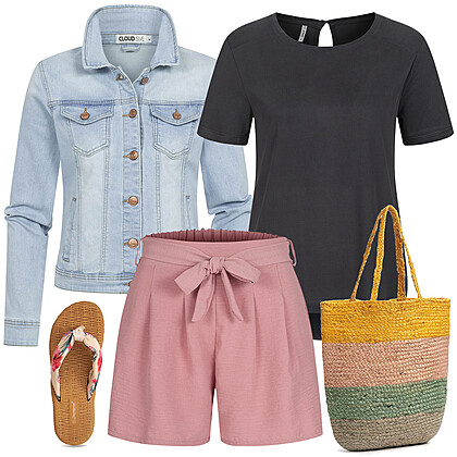Sommerlicher Stadtrundgang Outfit 28113