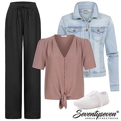 Coole denimlook Outfit 28156