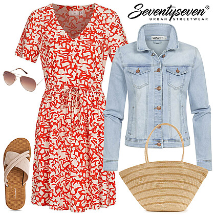 Luchtige stadslook Outfit 28160