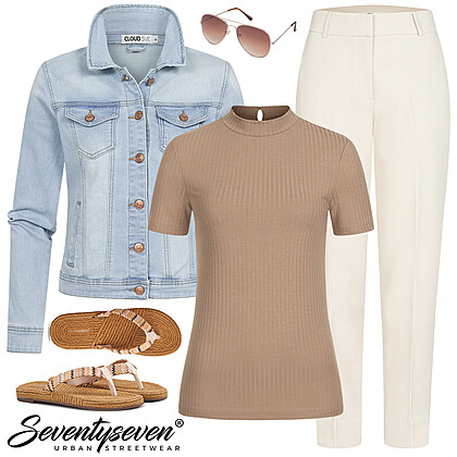 Elegante Stedelijke Randset Outfit 28236