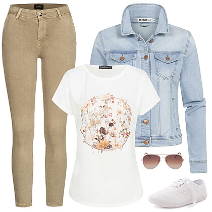 Casual levensstijl Outfit 28237